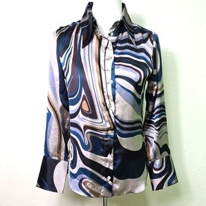 Zara Stylish Multicolor Button Down  Shirt